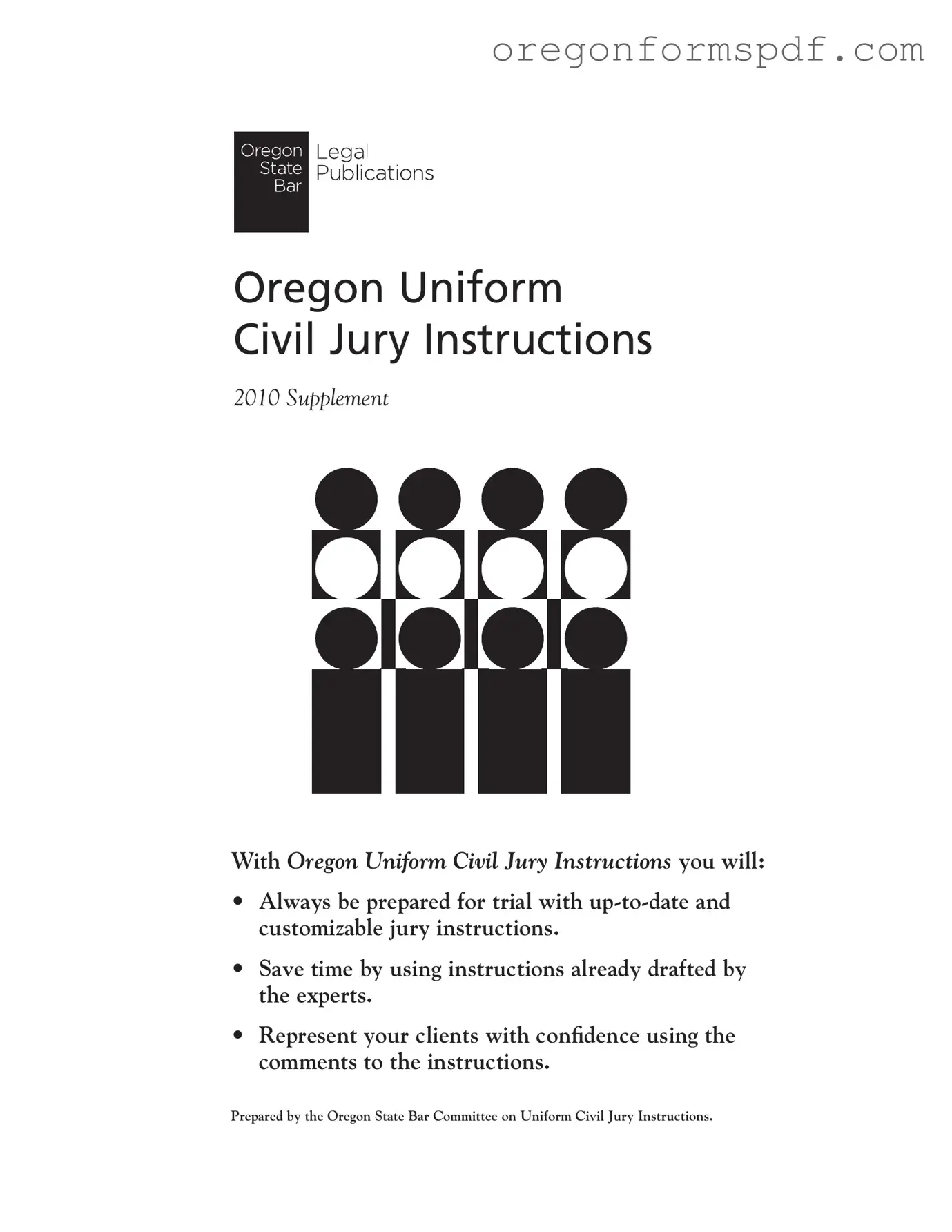 Free Oregon Uniform Civil Jury PDF Form