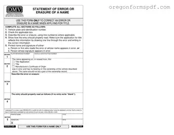 Free Oregon Dmv 735 502 PDF Form